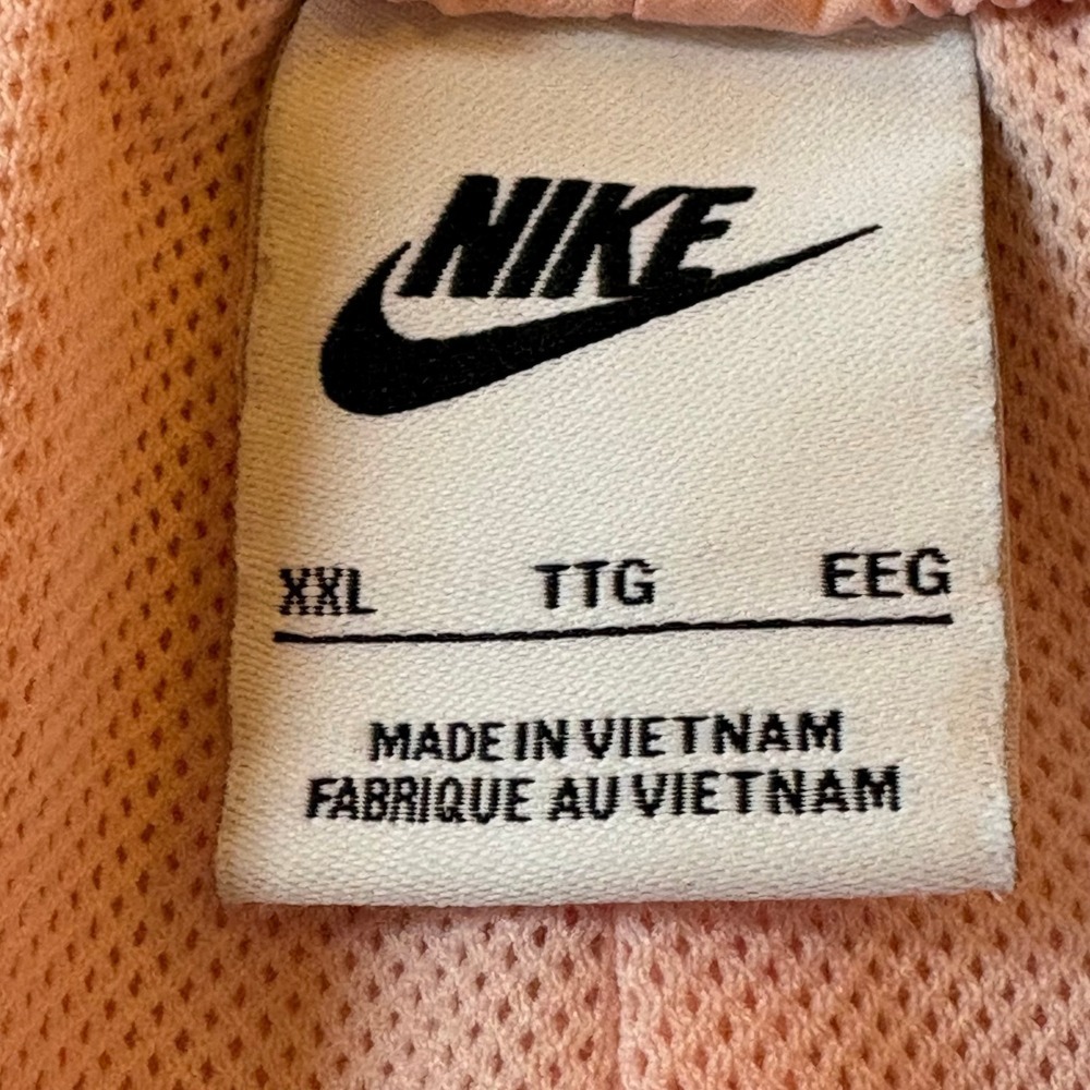 Nike Sportswear Women XXL Pink-Peach Mesh Lined Shorts Run Sports DM6829-686 EUC - Picture 5 of 14